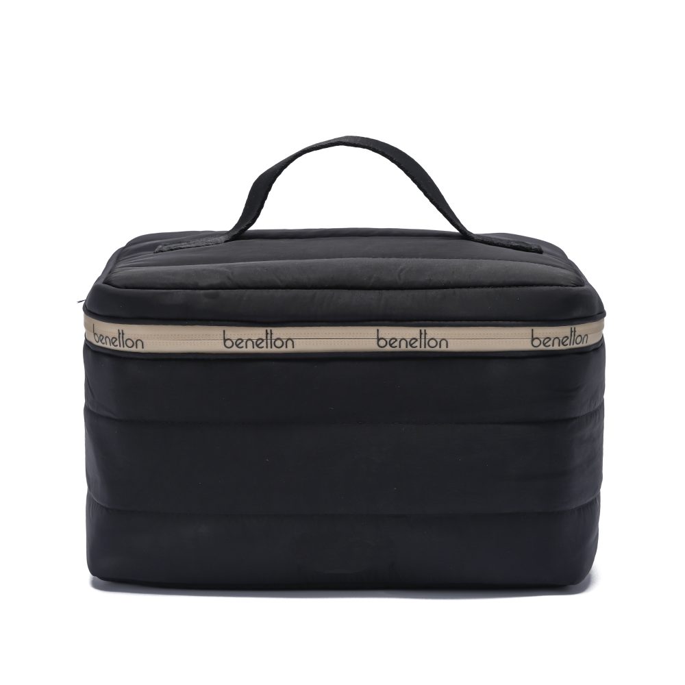 Black Lightweight Puffy Cosmetic Bag Black Lightweight Puffy Cosmetic Bag
