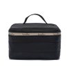 Black Lightweight Puffy Cosmetic Bag Black Lightweight Puffy Cosmetic Bag