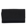 Black Nylon Flap Wallet