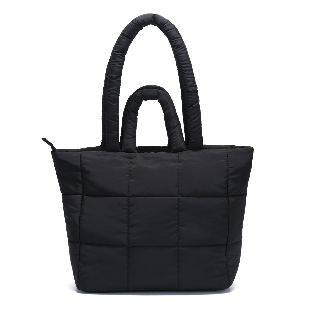 Black Puffer Square Tote Bag & Handbag 2 in 1 Black Puffer Square Tote Bag & Handbag 2 in 1