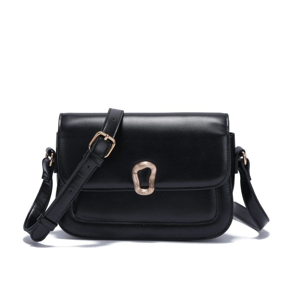 Classic Black Flap Crossbody Bag Classic Black Flap Crossbody Bag