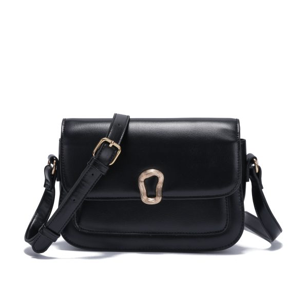 Classic Black Flap Crossbody Bag