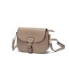 DSC00288 Taupe Flap Saddle Bag