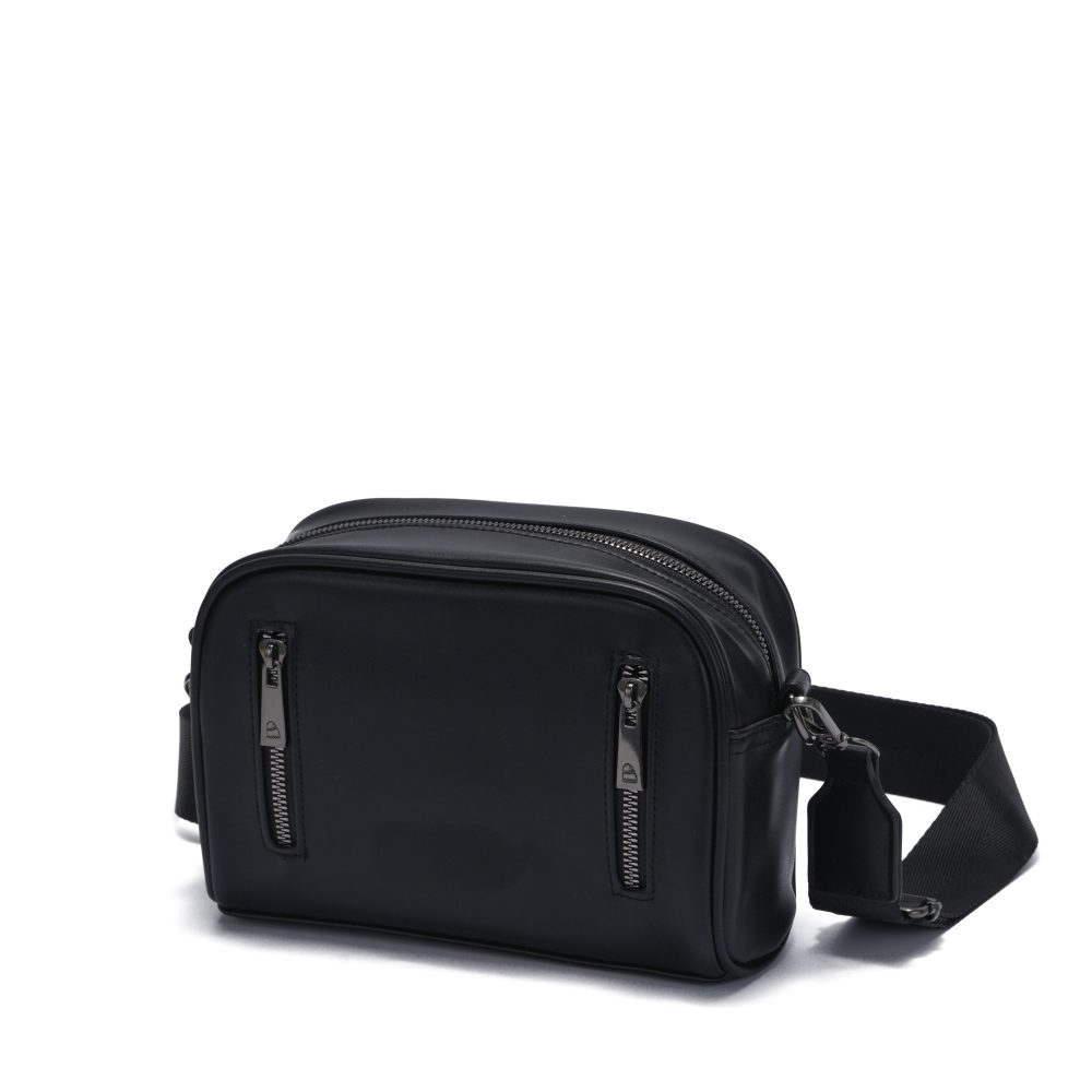 DSC00314 Black Dual-Zipper Camera Crossbody
