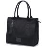 Durable Black Canvas Tote Bag