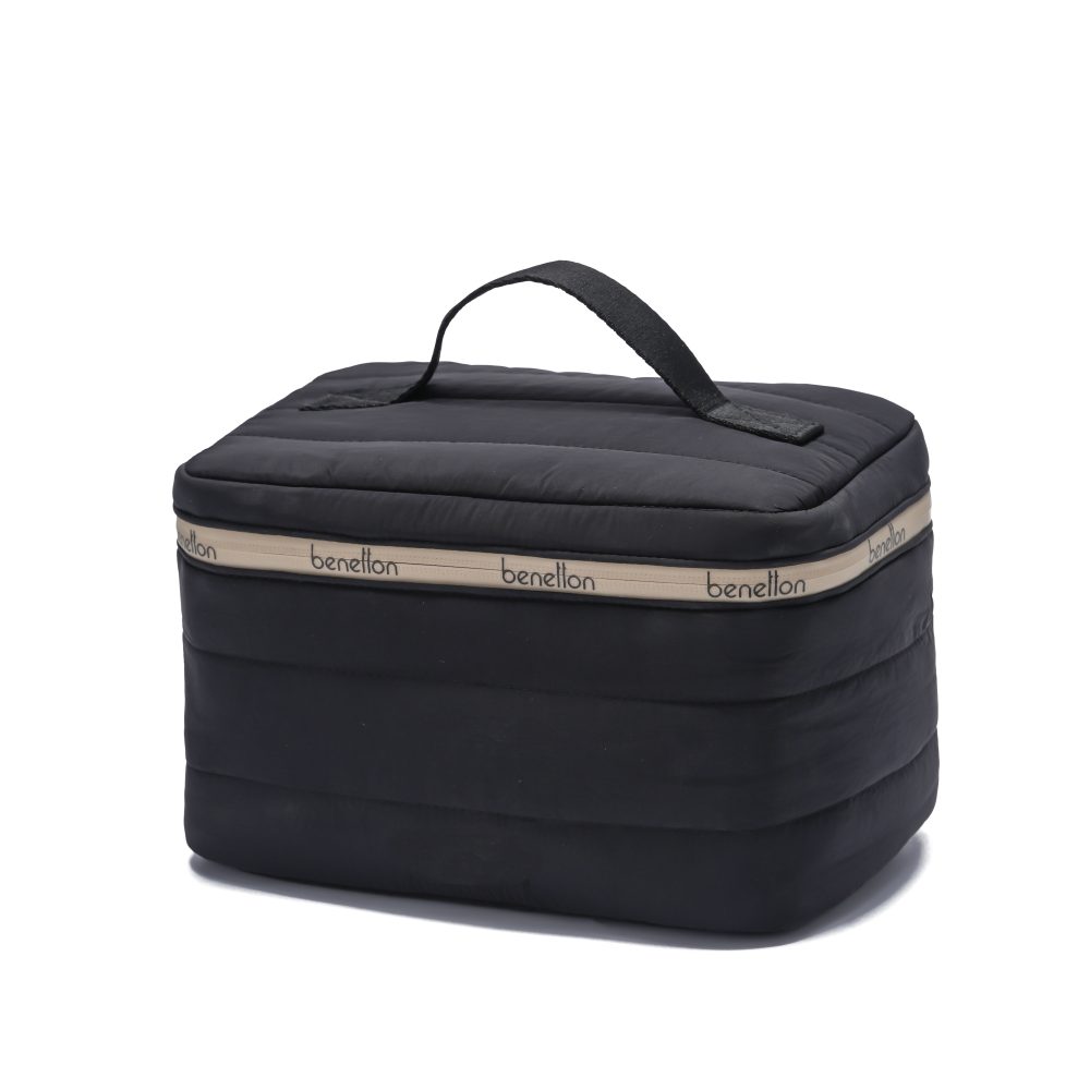 DSC00352 Black Lightweight Puffy Cosmetic Bag