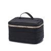 DSC00352 Black Lightweight Puffy Cosmetic Bag