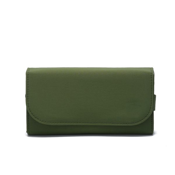 DSC00399 Olive Green Tri-Fold Wallet