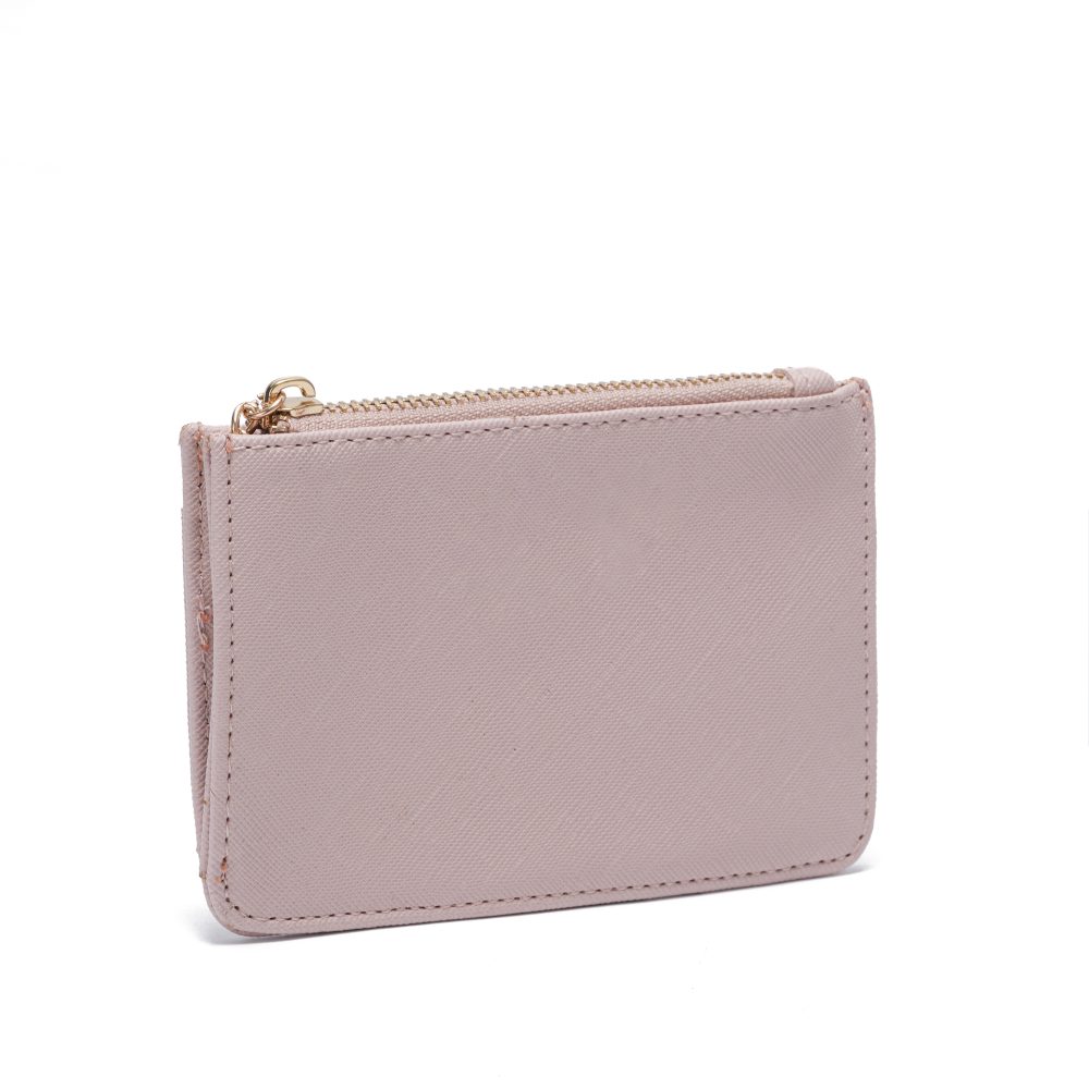 DSC00430 Slim Pink Saffiano Card Wallet