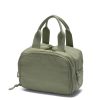 Green Cube Utility Top-Handle Bag