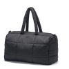 Lightweight Black Puffer Duffel Bag
