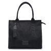 Durable Black Canvas Tote Bag