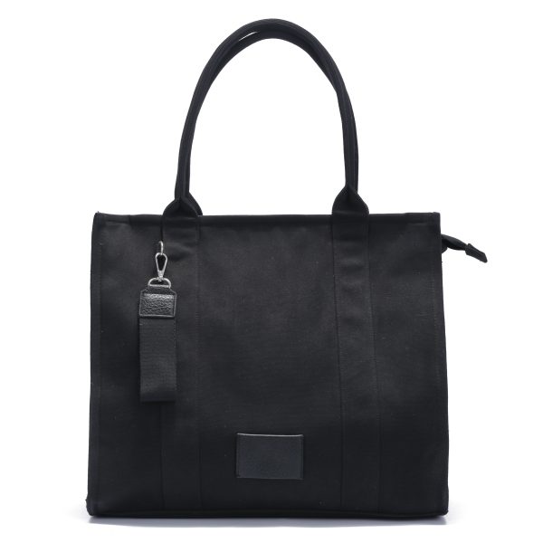 Durable Black Canvas Tote Bag Durable Black Canvas Tote Bag