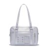 Japanese Style School Metallic Silver Tote Bag