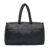 Lightweight Black Puffer Duffel Bag