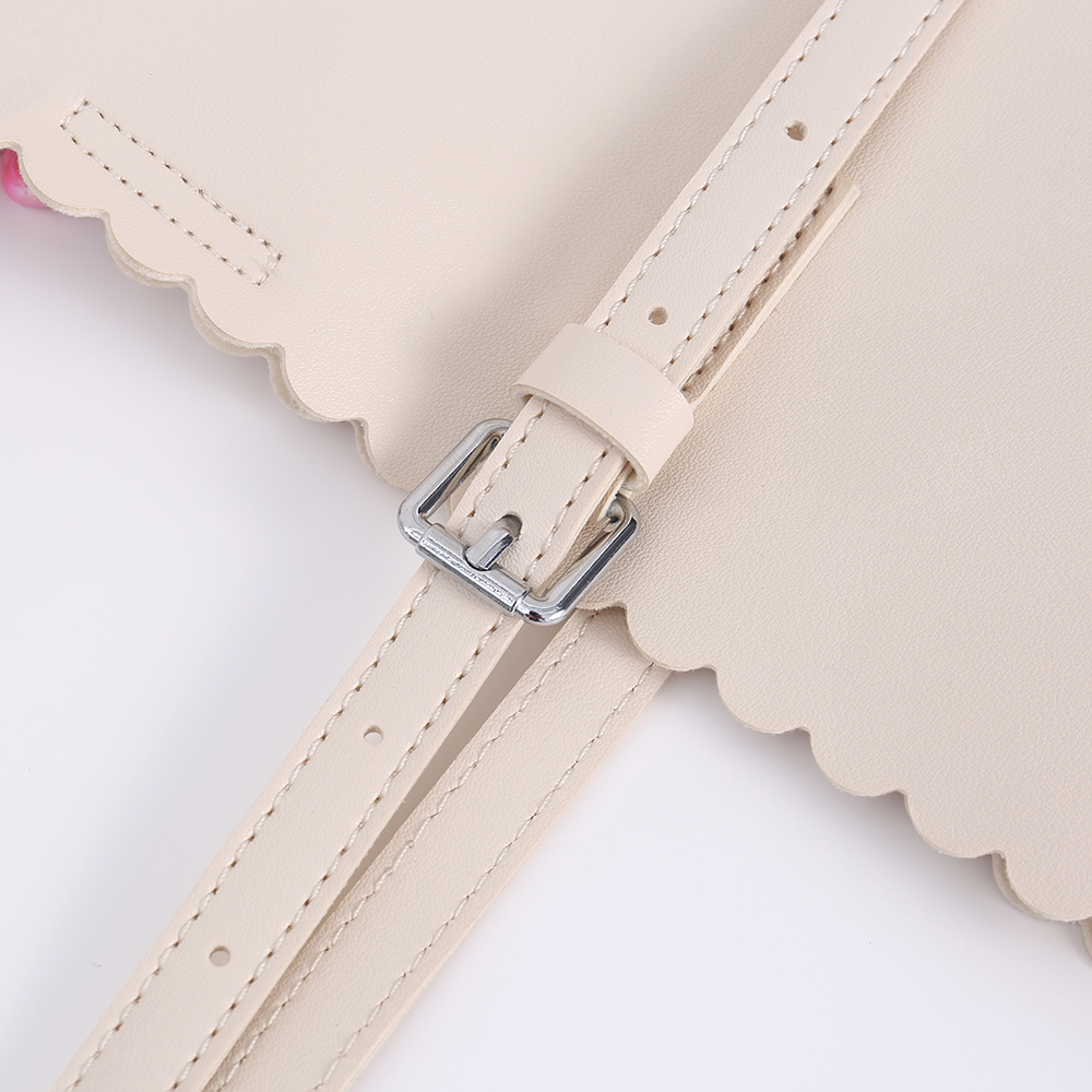 IMG_6084 Cream Perforated PU Tote Bag
