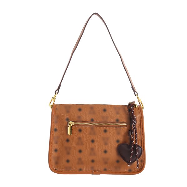 IMG_6121 Brown Printed PU Crossbody Bag