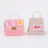 Pink Mini Knitted Chain Bag Set