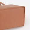 IMG_6189 Tan Zip Top PVC Tote Bag
