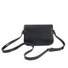 IMG_6217 Black Flap PU Crossbody Bag