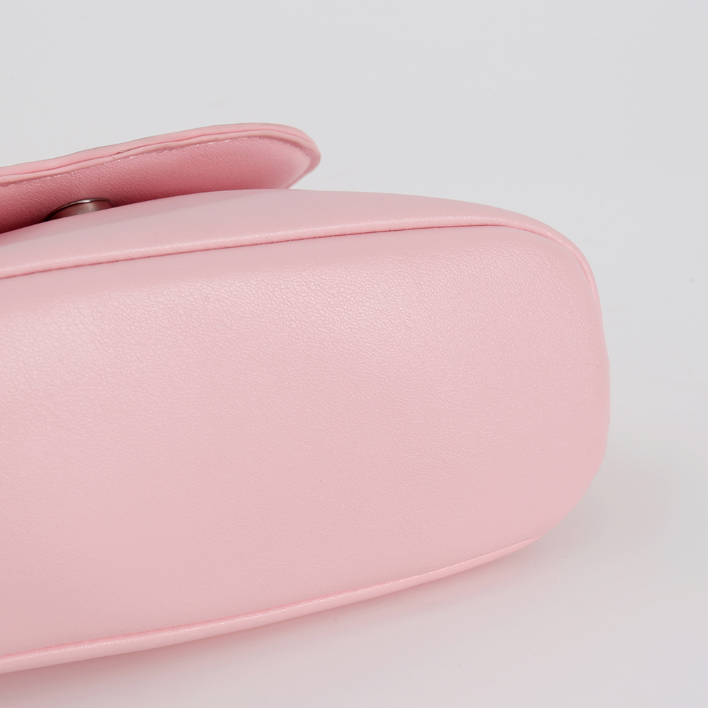 IMG_6263 Pink Mini Top Handle PU Bag