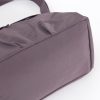 IMG_6298 Purple Multi Pocket Nylon Shoulder Bag