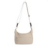 IMG_6301 Beige Multi Pocket Nylon Crossbody Bag