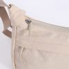 IMG_6307 Beige Multi Pocket Nylon Crossbody Bag