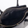 Black Structured Canvas Tote Bag