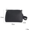 长19宽14厚6 重173 Black Two Size PU Bucket Bag Set